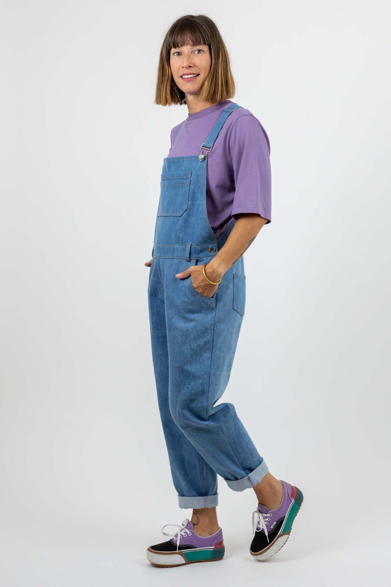 I am DIAMOND - Overalls Pattern - I AM PATTERNS - Simplifi Fabric