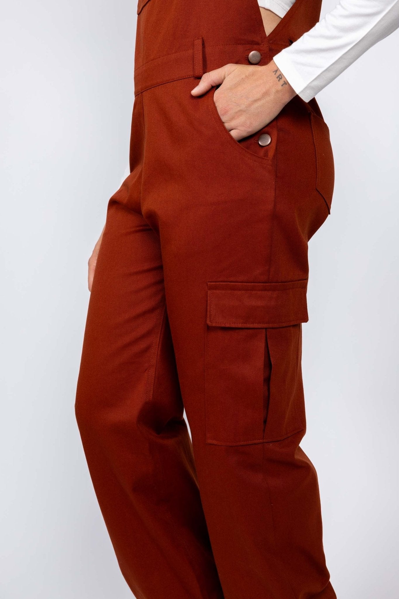 I am DIAMOND - Overalls Pattern - I AM PATTERNS - Simplifi Fabric