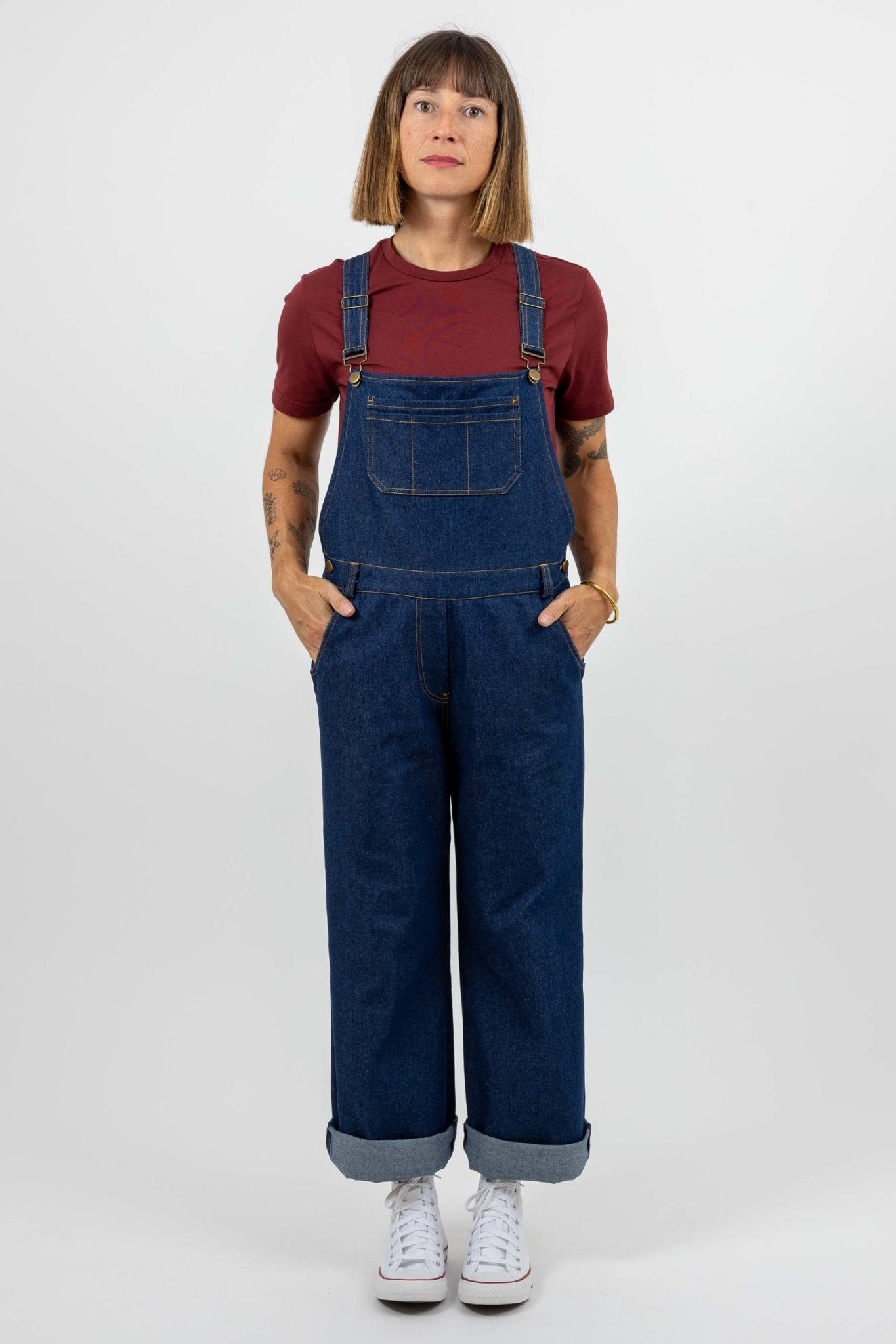 I am DIAMOND - Overalls Pattern - I AM PATTERNS - Simplifi Fabric