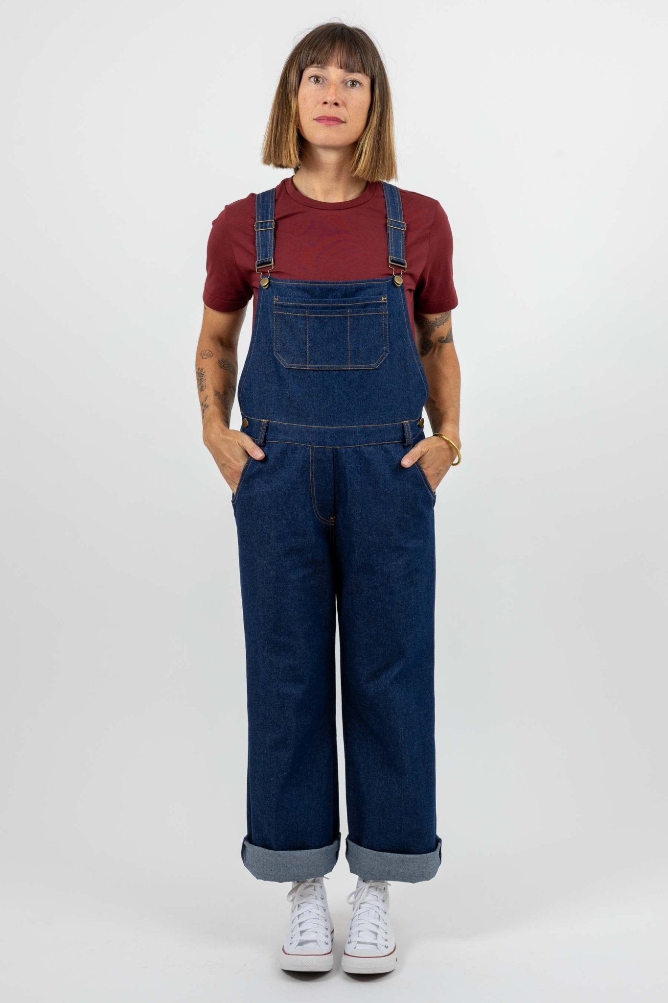 I am DIAMOND - Overalls Pattern - I AM PATTERNS - Simplifi Fabric