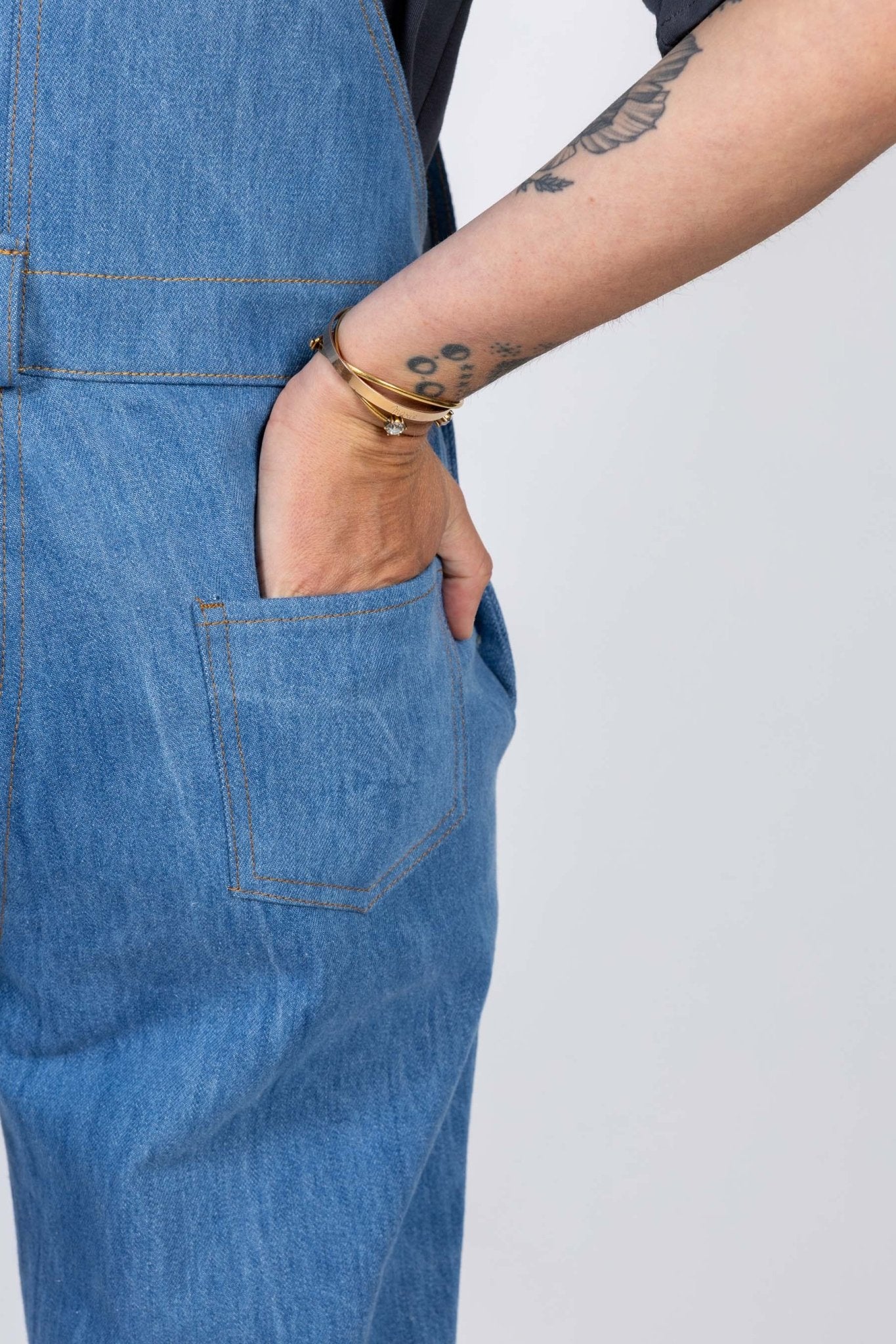 I am DIAMOND - Overalls Pattern - I AM PATTERNS - Simplifi Fabric