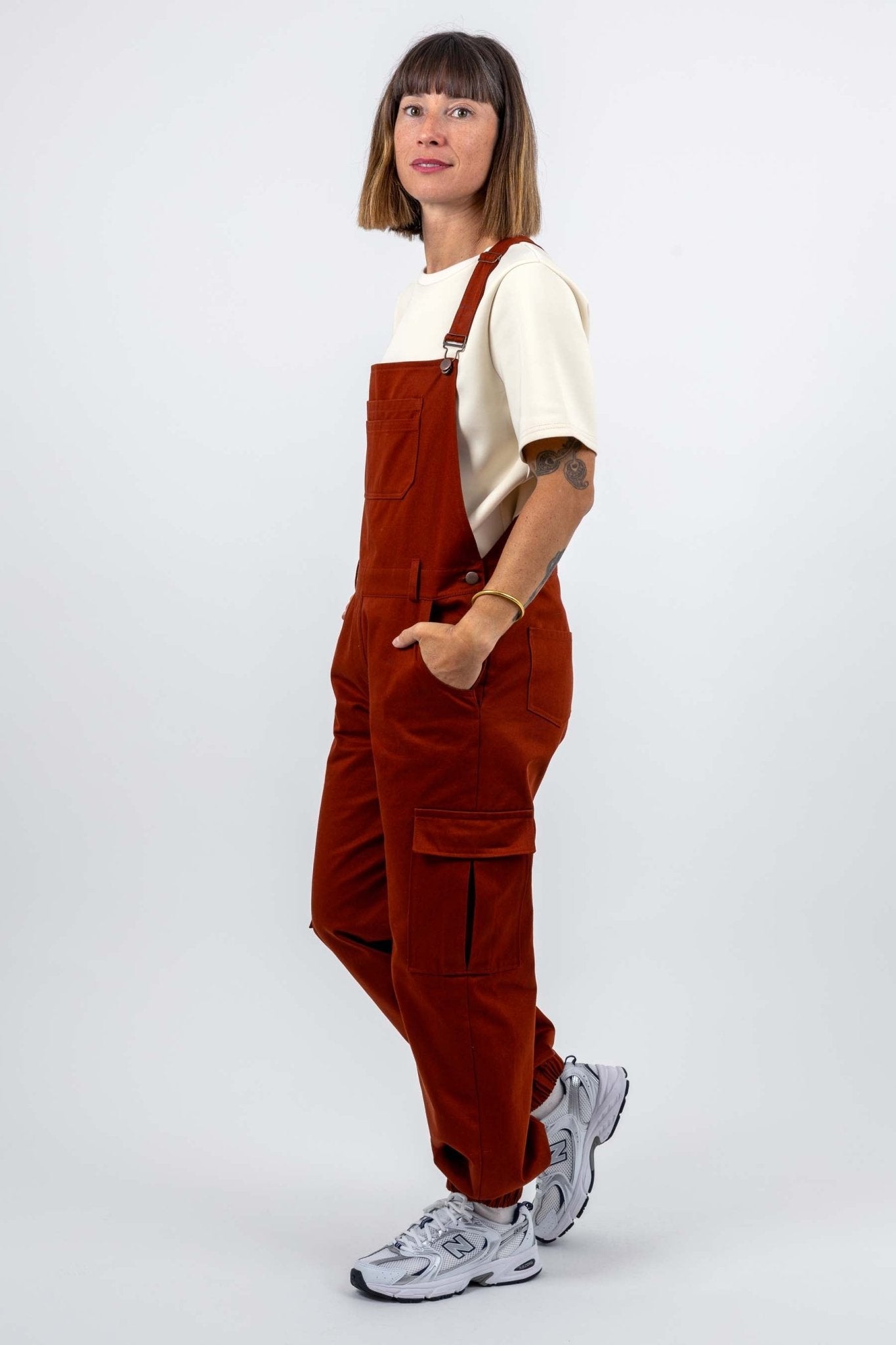 I am DIAMOND - Overalls Pattern - I AM PATTERNS - Simplifi Fabric