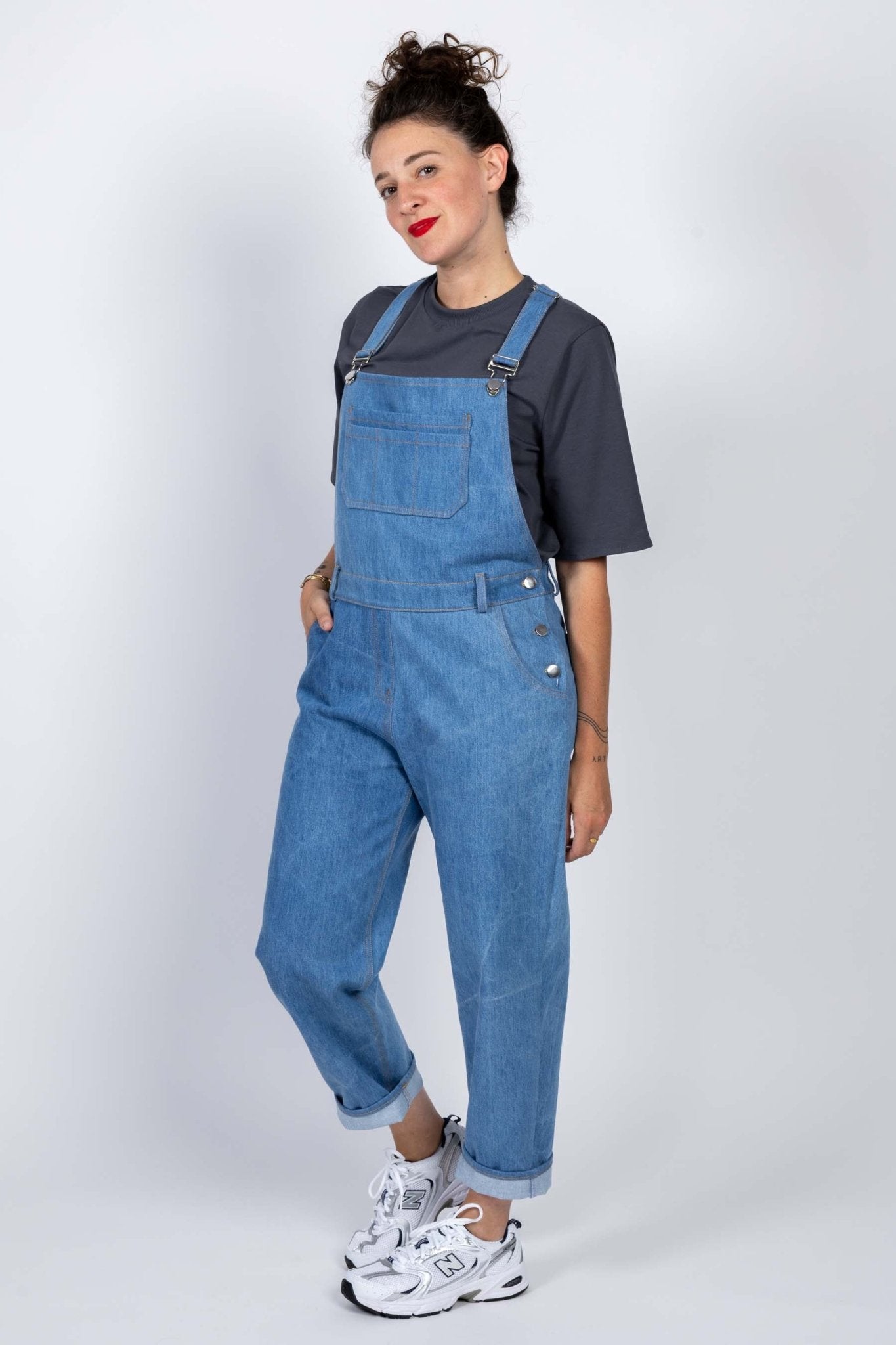 I am DIAMOND - Overalls Pattern - I AM PATTERNS - Simplifi Fabric