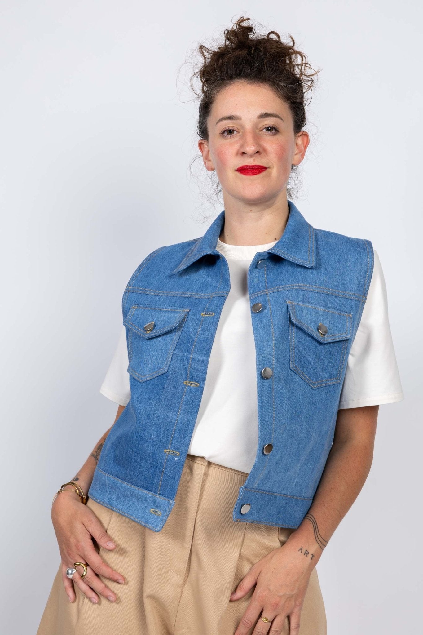 I am GOLD - Denim Jacket Pattern - I AM PATTERNS - Simplifi Fabric