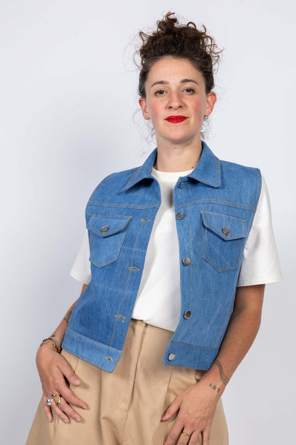 I am GOLD - Denim Jacket Pattern - I AM PATTERNS - Simplifi Fabric
