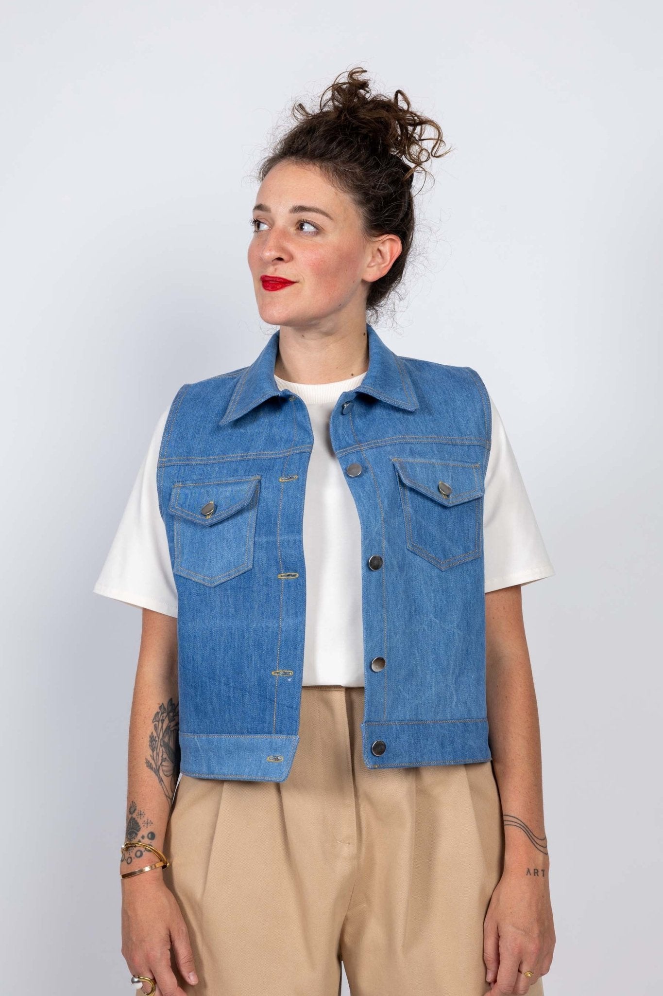 I am GOLD - Denim Jacket Pattern - I AM PATTERNS - Simplifi Fabric