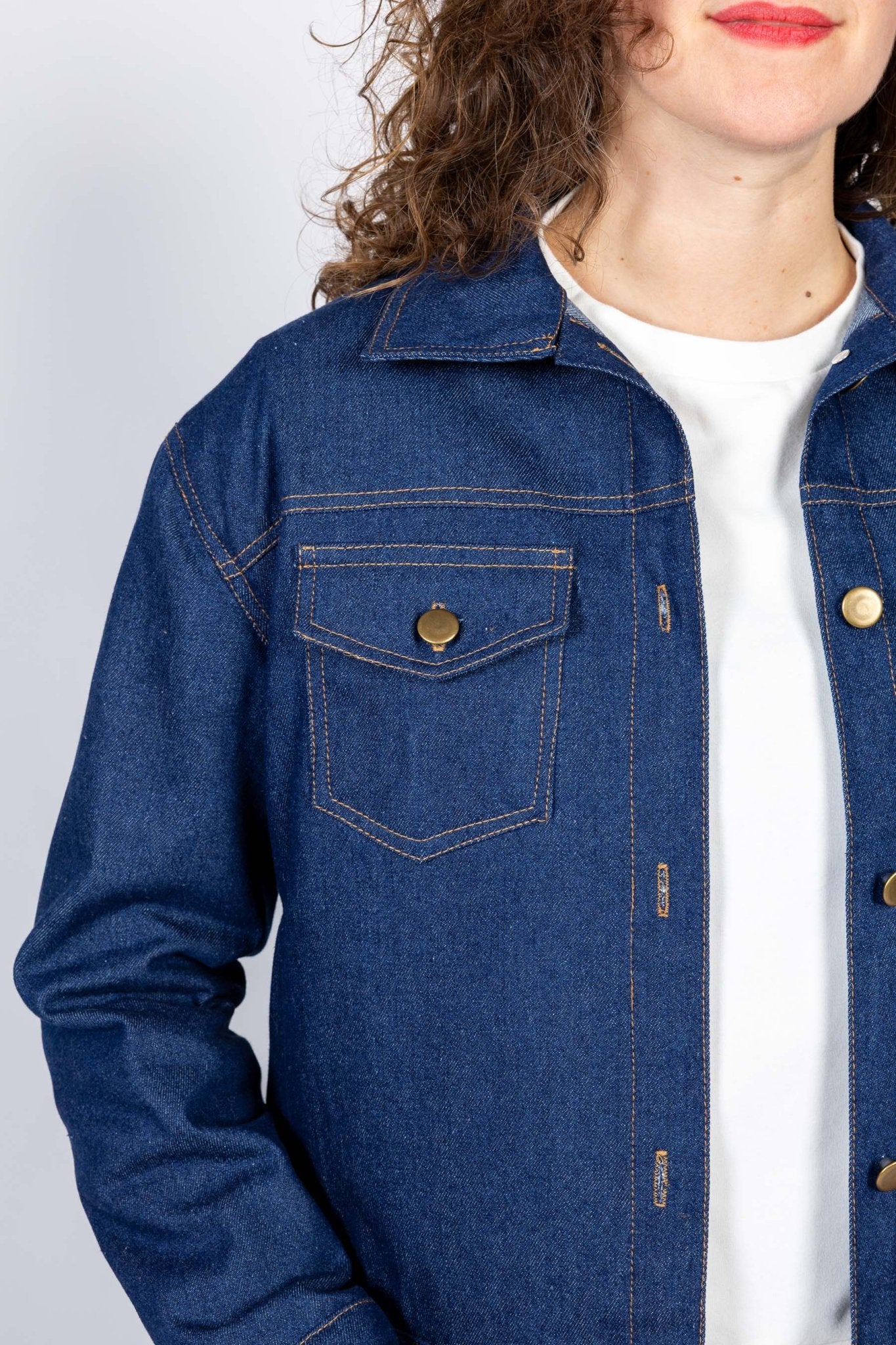 I am GOLD - Denim Jacket Pattern - I AM PATTERNS - Simplifi Fabric