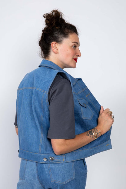 I am GOLD - Denim Jacket Pattern - I AM PATTERNS - Simplifi Fabric