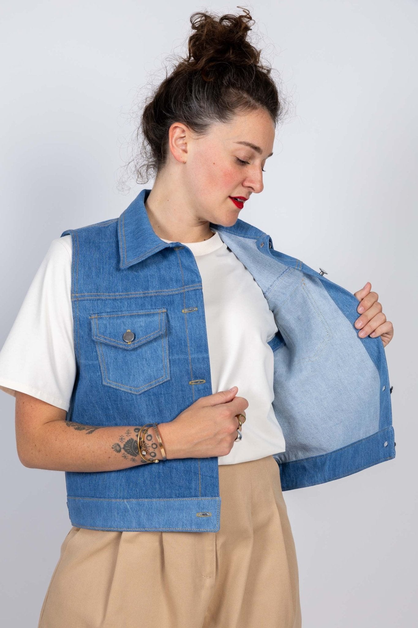 I am GOLD - Denim Jacket Pattern - I AM PATTERNS - Simplifi Fabric