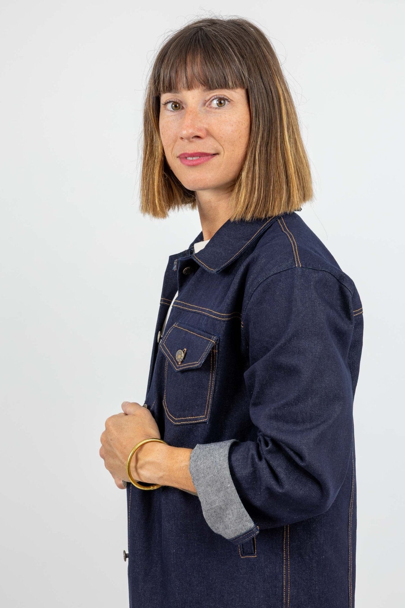 I am GOLD - Denim Jacket Pattern - I AM PATTERNS - Simplifi Fabric