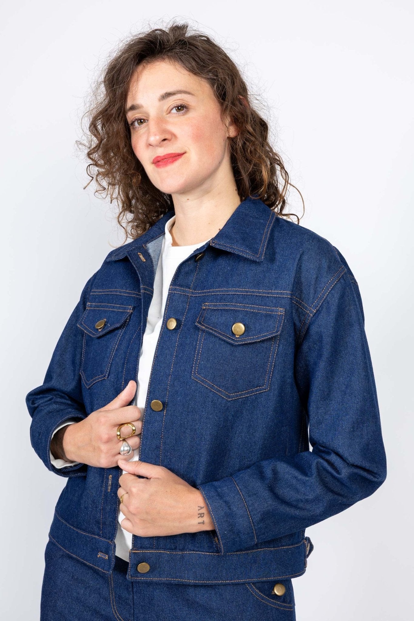 I am GOLD - Denim Jacket Pattern - I AM PATTERNS - Simplifi Fabric