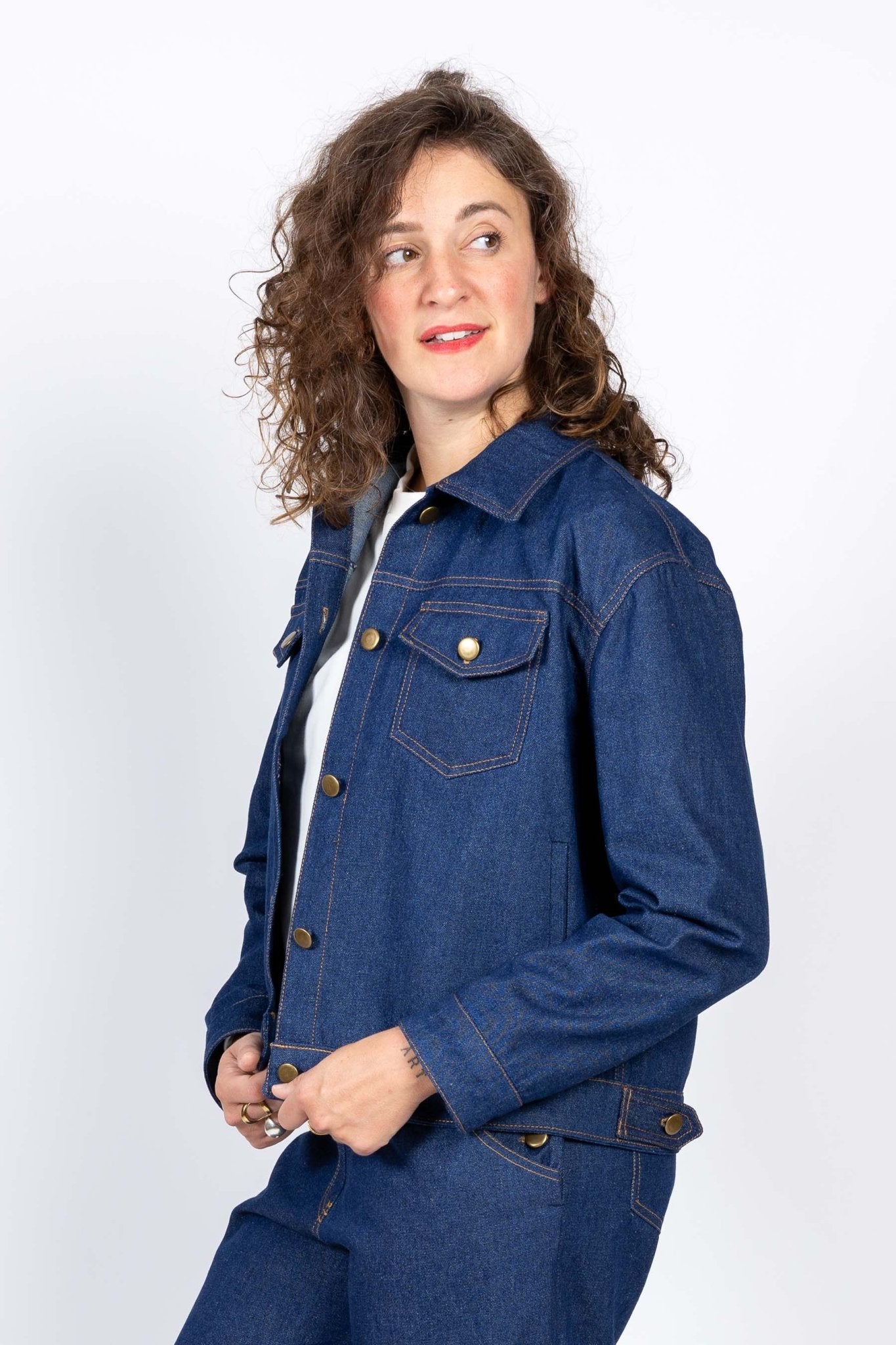 I am GOLD - Denim Jacket Pattern - I AM PATTERNS - Simplifi Fabric