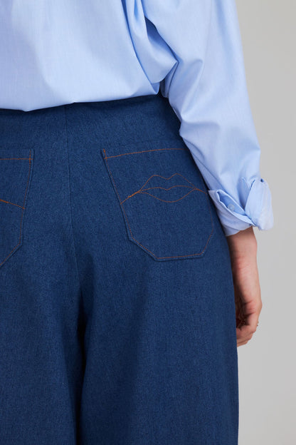 I am HARMONIE - High - Waisted Trouser - I AM PATTERNS - Simplifi Fabric