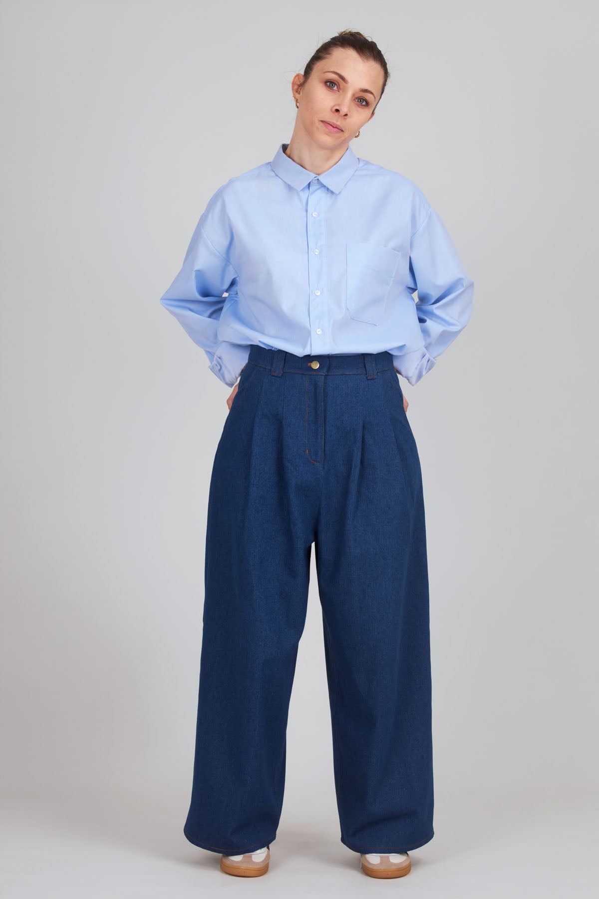 I am HARMONIE - High - Waisted Trouser - I AM PATTERNS - Simplifi Fabric