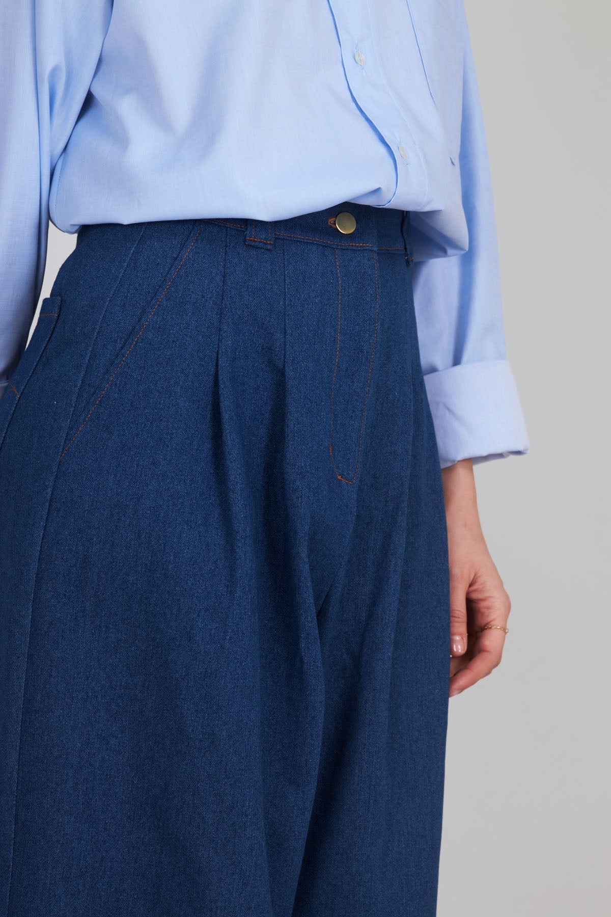 I am HARMONIE - High - Waisted Trouser - I AM PATTERNS - Simplifi Fabric