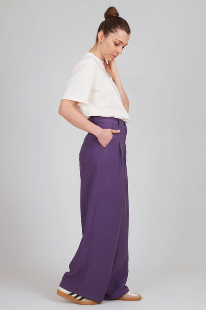 I am HARMONIE - High - Waisted Trouser - I AM PATTERNS - Simplifi Fabric