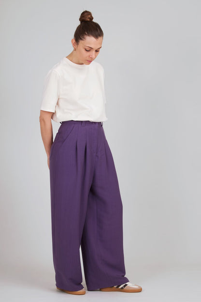 I am HARMONIE - High - Waisted Trouser - I AM PATTERNS - Simplifi Fabric