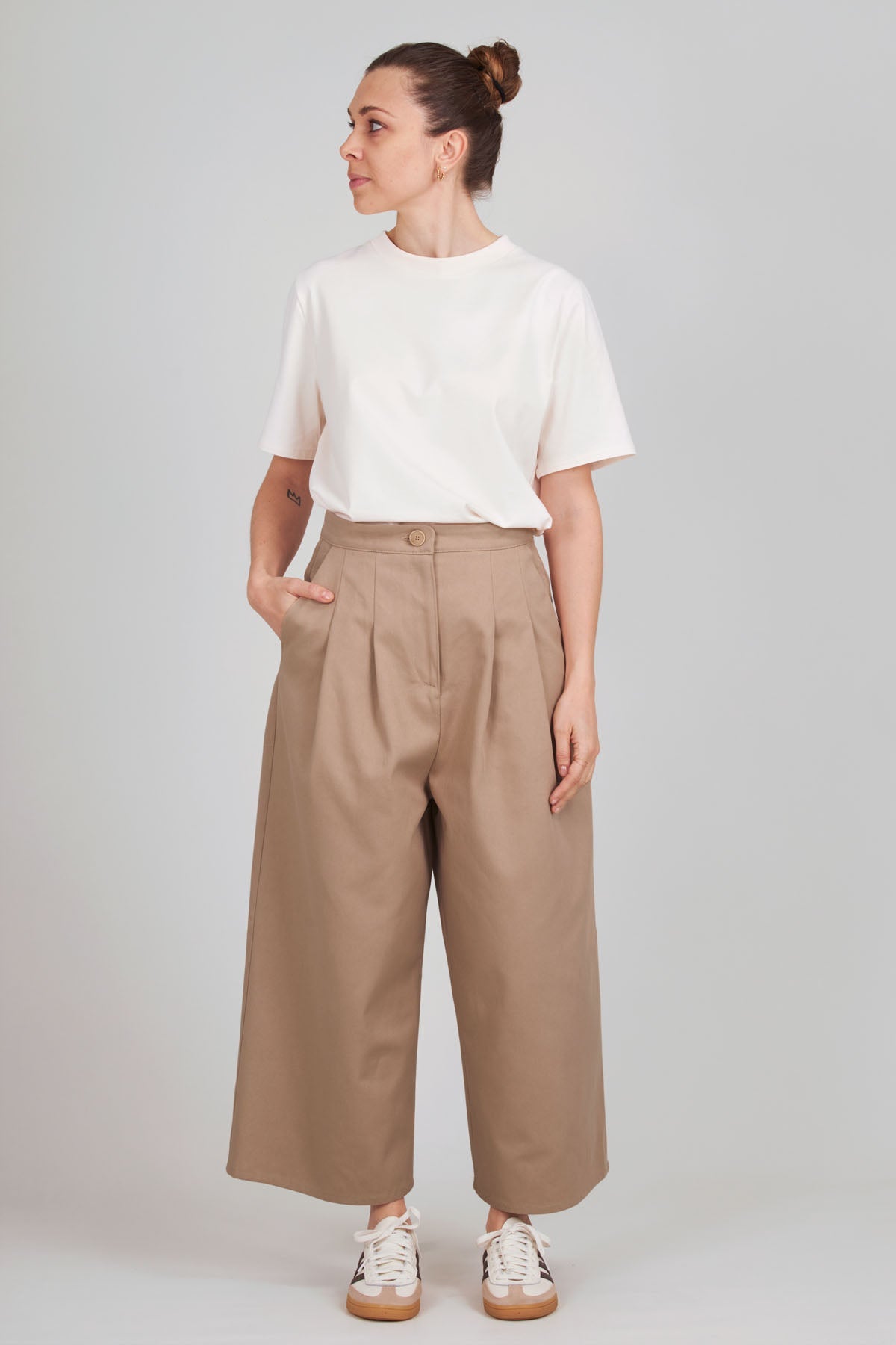 I am HARMONIE - High - Waisted Trouser - I AM PATTERNS - Simplifi Fabric