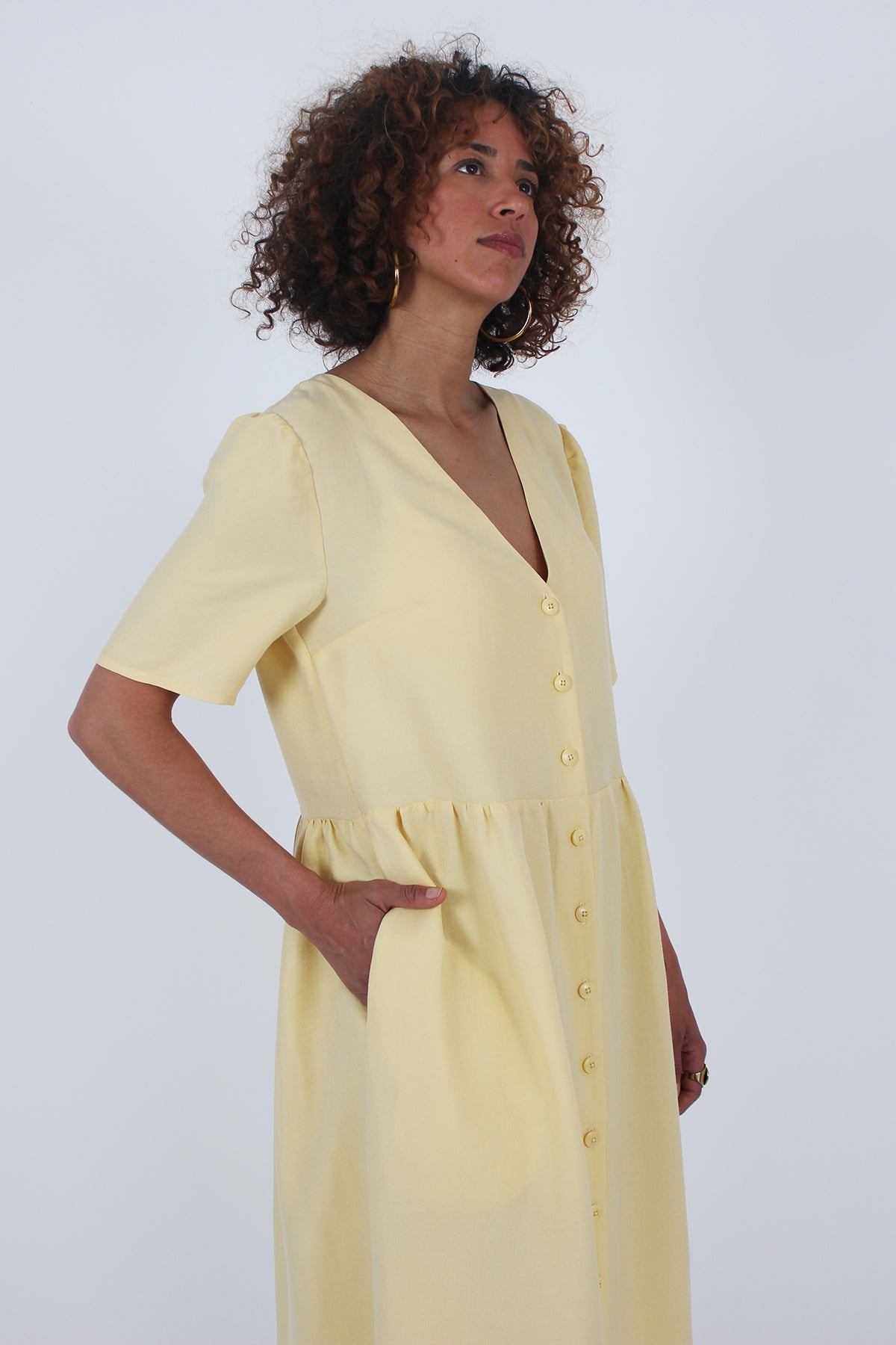 I am LOTUS - Top, Short Dress, Long Dress or Skirt Pattern - I AM PATTERNS - Simplifi Fabric