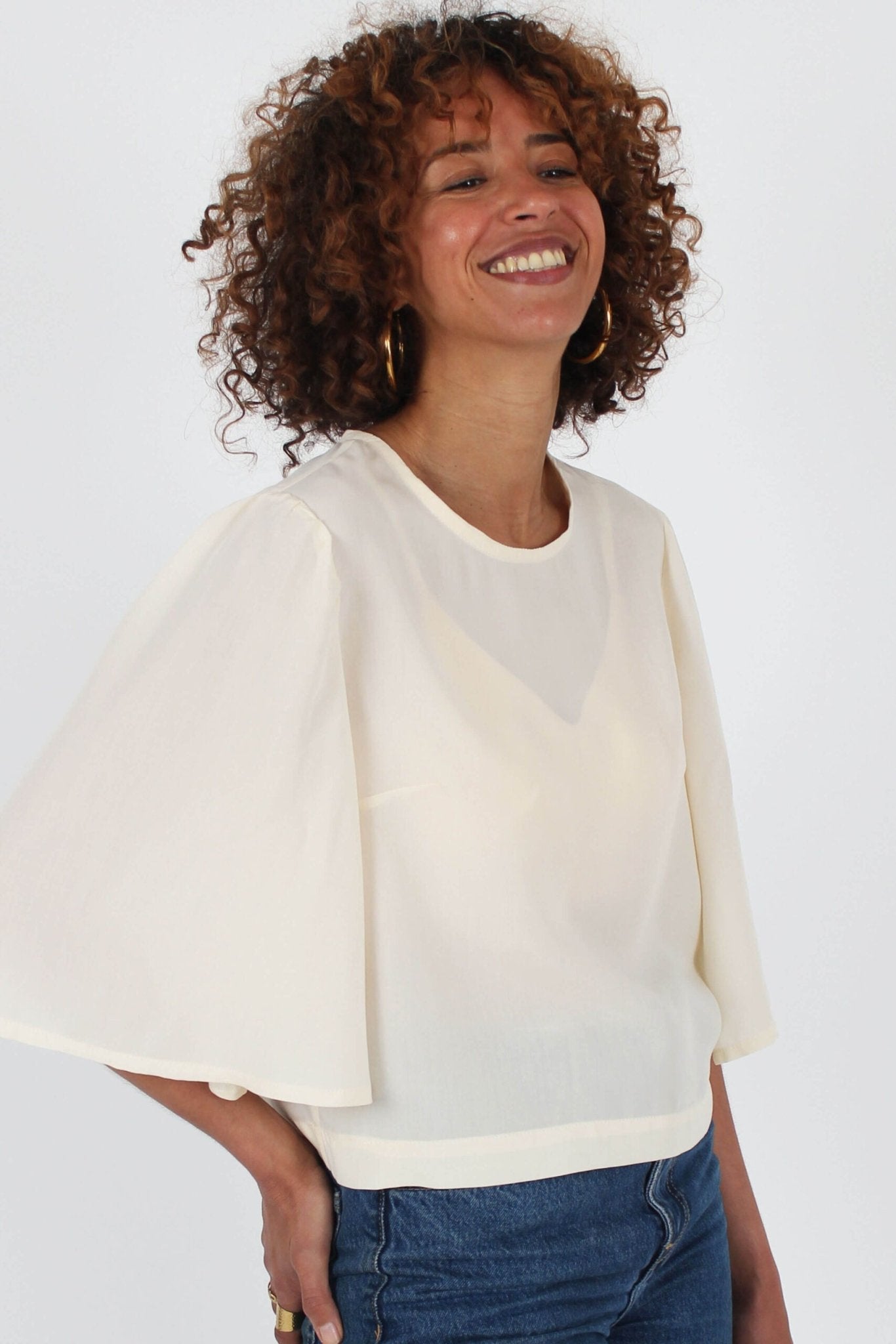 I am LOTUS - Top, Short Dress, Long Dress or Skirt Pattern - I AM PATTERNS - Simplifi Fabric