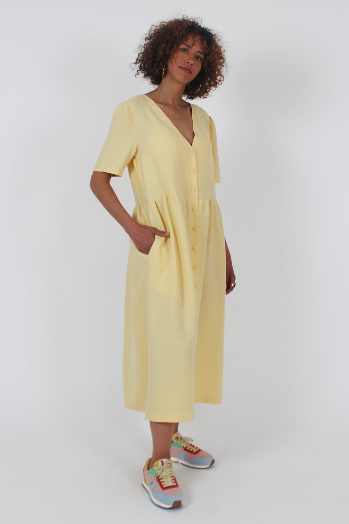 I am LOTUS - Top, Short Dress, Long Dress or Skirt Pattern - I AM PATTERNS - Simplifi Fabric