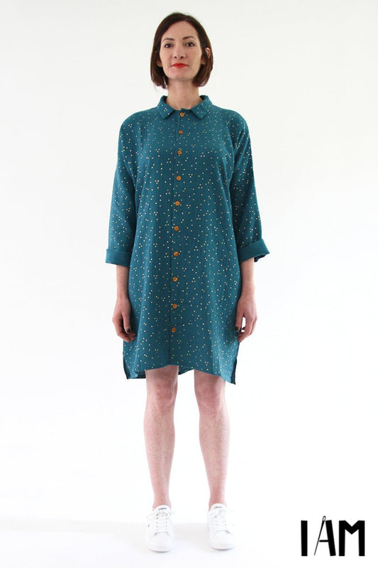 I am LUCIENNE - Shirt, Tunic + Dress Pattern - I AM PATTERNS - Simplifi Fabric