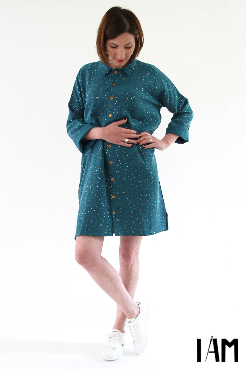 I am LUCIENNE - Shirt, Tunic + Dress Pattern - I AM PATTERNS - Simplifi Fabric