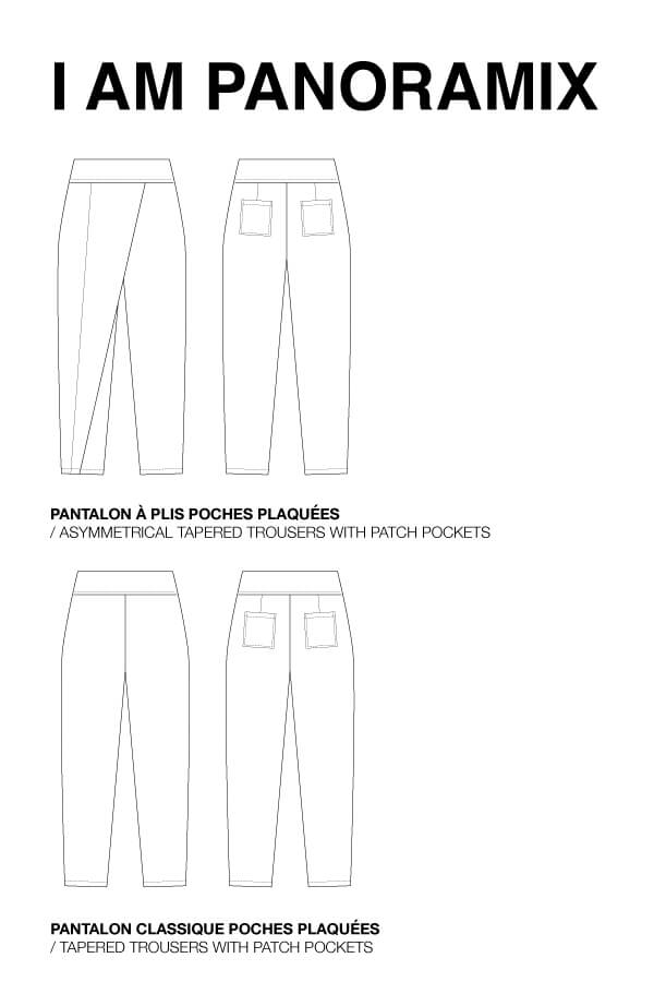 I am PANORAMIX - High - Waist Trouser Pattern - I AM PATTERNS - Simplifi Fabric