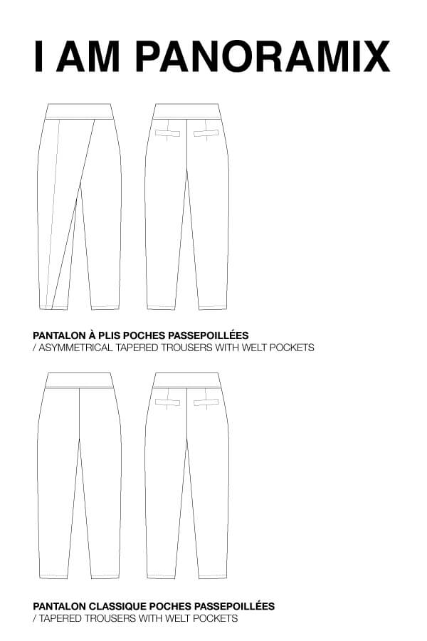 I am PANORAMIX - High - Waist Trouser Pattern - I AM PATTERNS - Simplifi Fabric