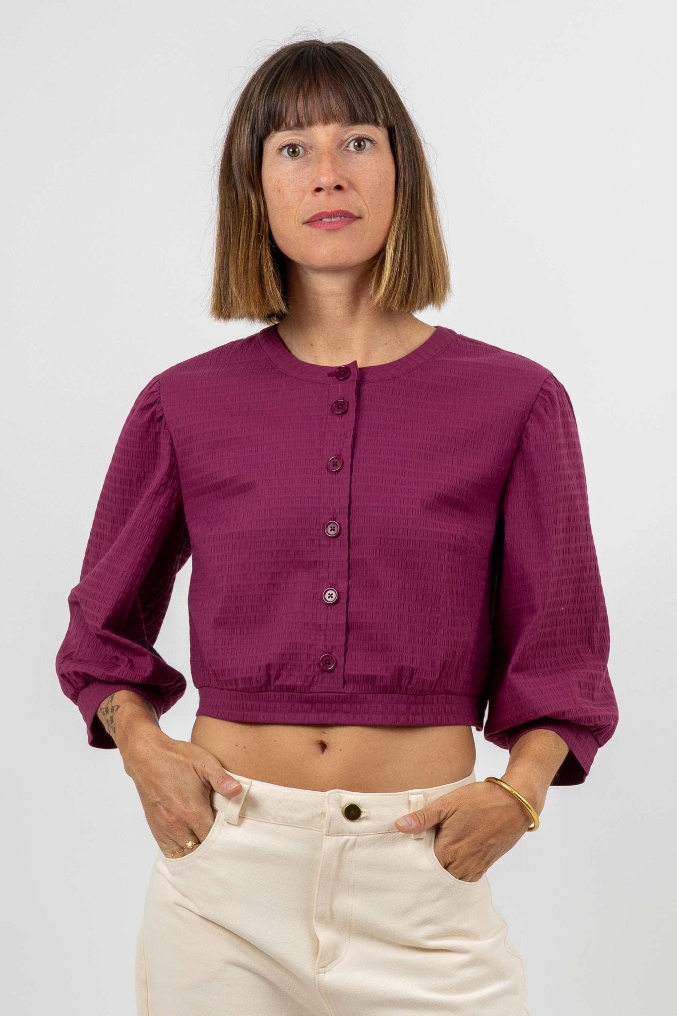 I am PEARL - Blouse Pattern - I AM PATTERNS - Simplifi Fabric