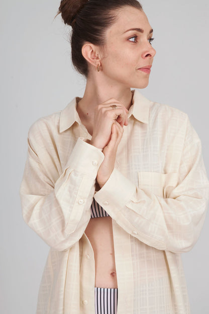 I am ROSE - Oversized Double - Breasted Blazer Pattern - I AM PATTERNS - Simplifi Fabric