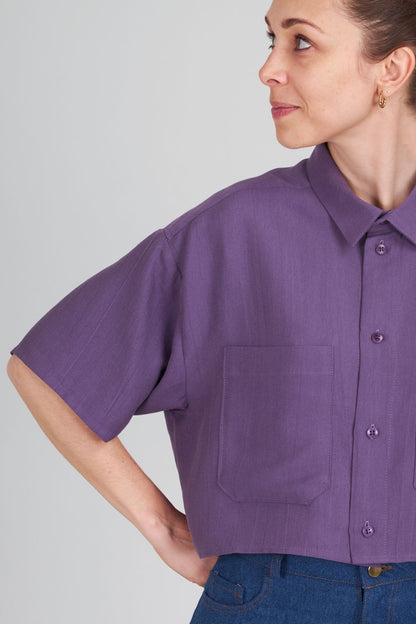 I am ROSE - Oversized Double - Breasted Blazer Pattern - I AM PATTERNS - Simplifi Fabric