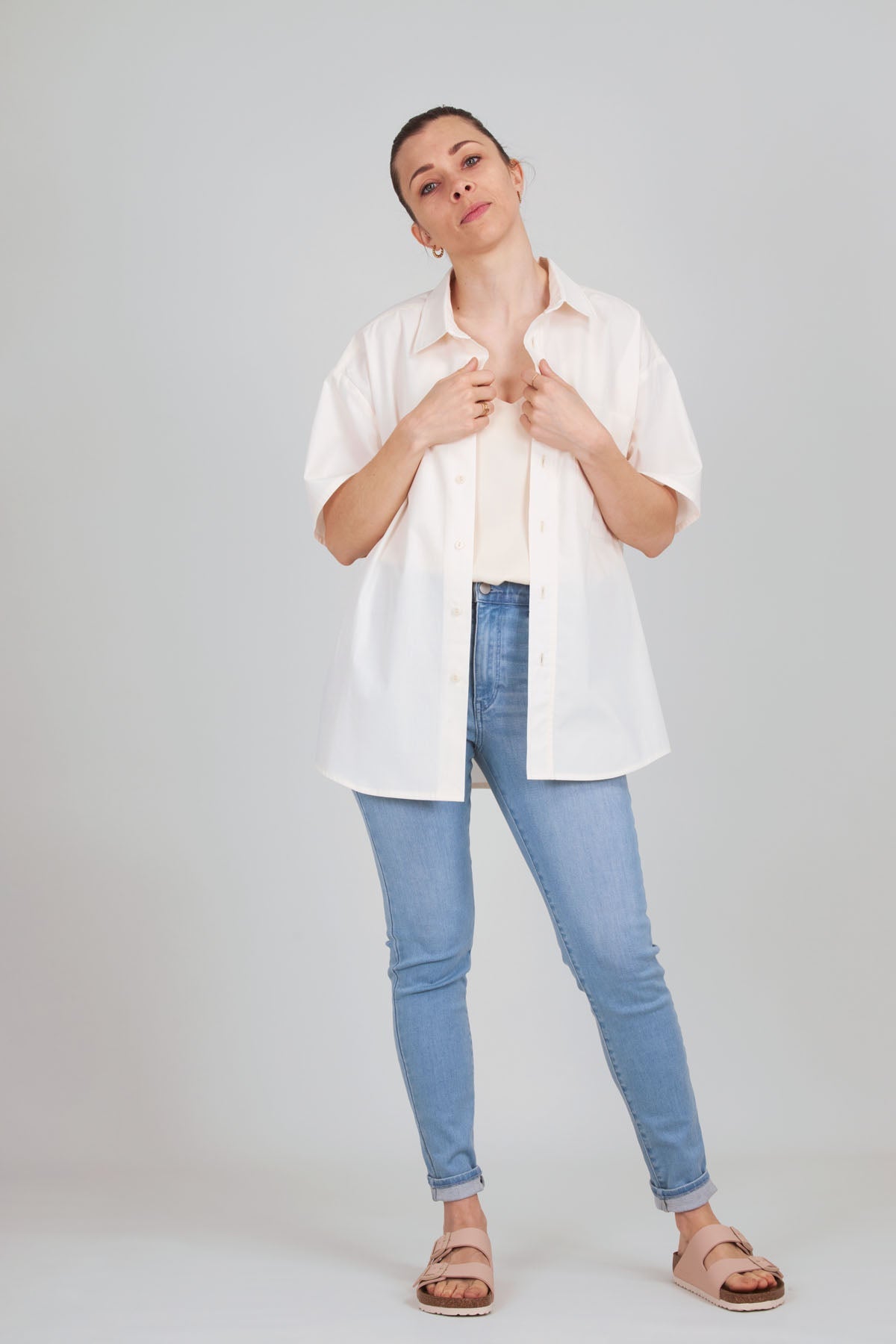 I am ROSE - Oversized Double - Breasted Blazer Pattern - I AM PATTERNS - Simplifi Fabric