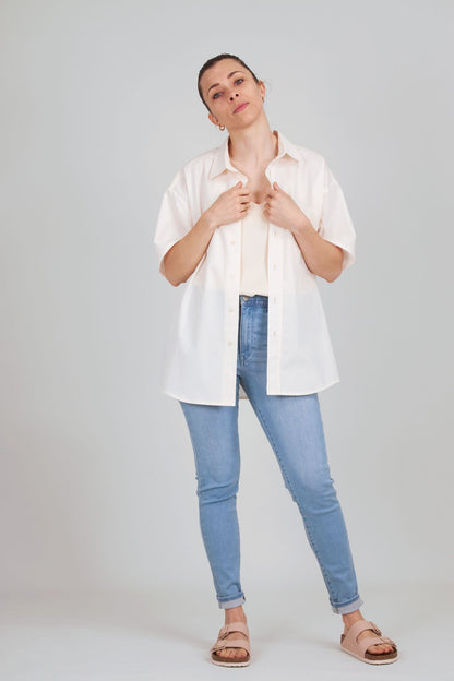 I am ROSE - Oversized Double - Breasted Blazer Pattern - I AM PATTERNS - Simplifi Fabric