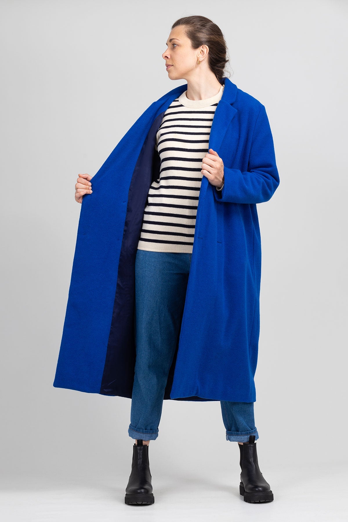 I am ROSE - Oversized Double - Breasted Blazer Pattern - I AM PATTERNS - Simplifi Fabric