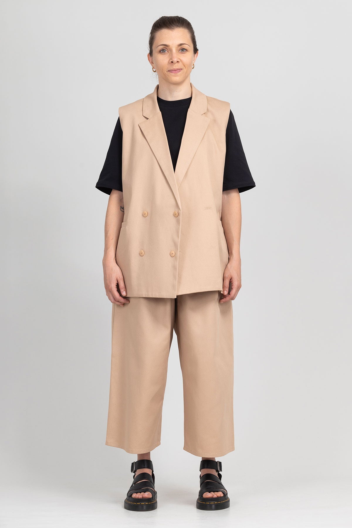 I am ROSE - Oversized Double - Breasted Blazer Pattern - I AM PATTERNS - Simplifi Fabric