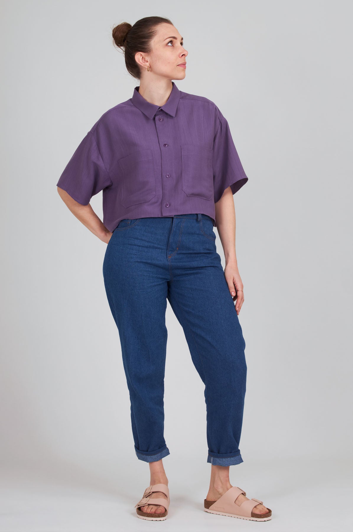 I am ROSE - Oversized Double - Breasted Blazer Pattern - I AM PATTERNS - Simplifi Fabric