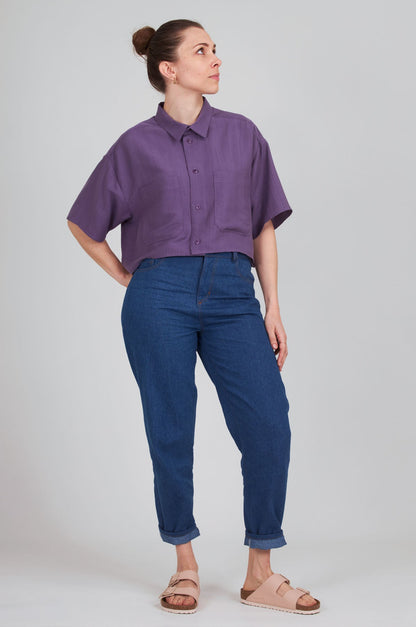 I am ROSE - Oversized Double - Breasted Blazer Pattern - I AM PATTERNS - Simplifi Fabric