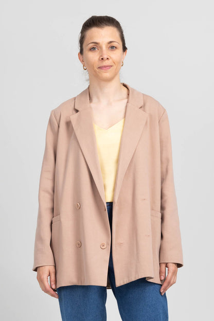 I am ROSE - Oversized Double - Breasted Blazer Pattern - I AM PATTERNS - Simplifi Fabric