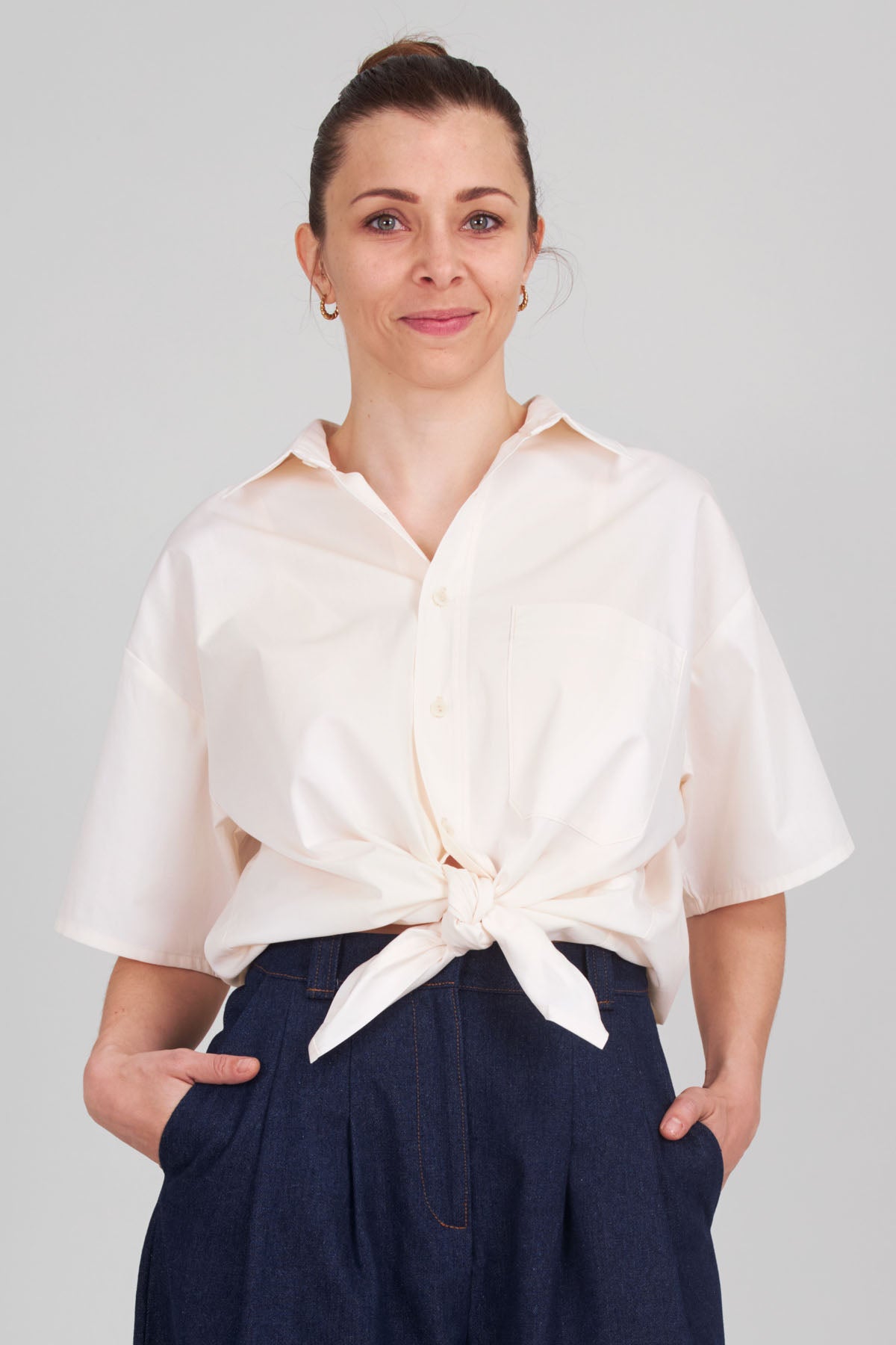 I am ROSE - Oversized Double - Breasted Blazer Pattern - I AM PATTERNS - Simplifi Fabric