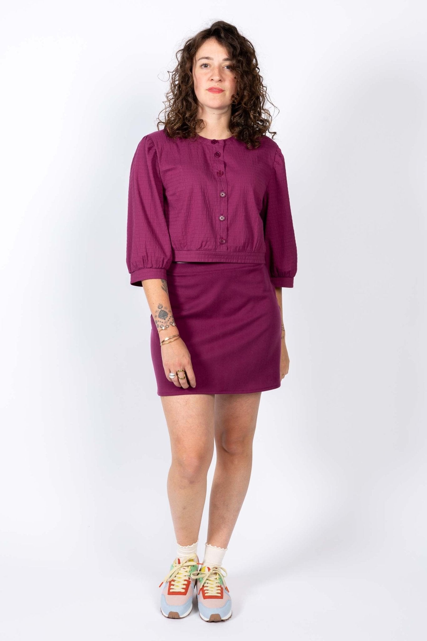 I am RUBY - Denim Skirt Pattern - I AM PATTERNS - Simplifi Fabric