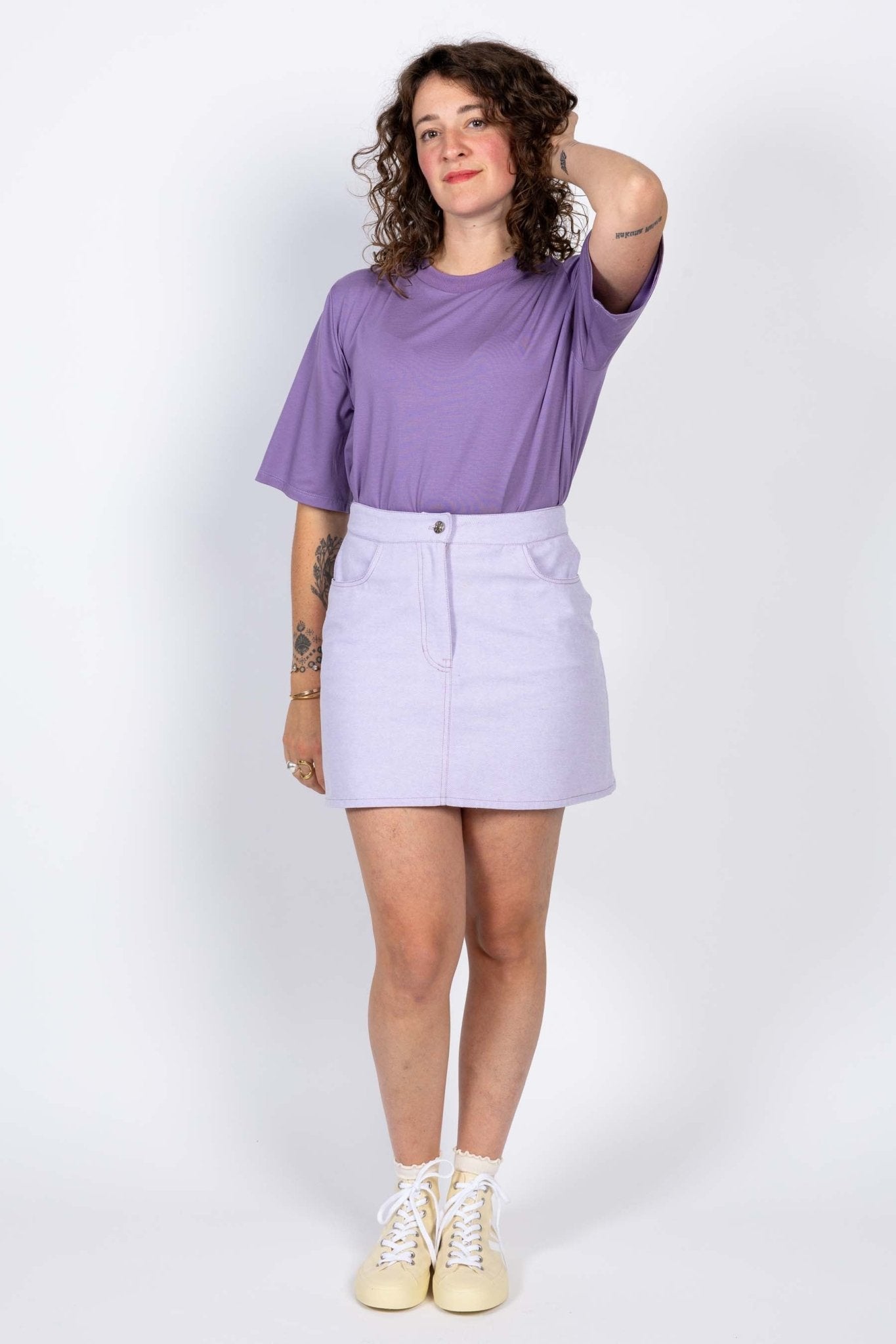 I am RUBY - Denim Skirt Pattern - I AM PATTERNS - Simplifi Fabric