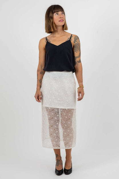 I am RUBY - Denim Skirt Pattern - I AM PATTERNS - Simplifi Fabric