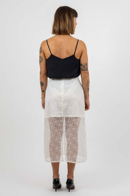 I am RUBY - Denim Skirt Pattern - I AM PATTERNS - Simplifi Fabric