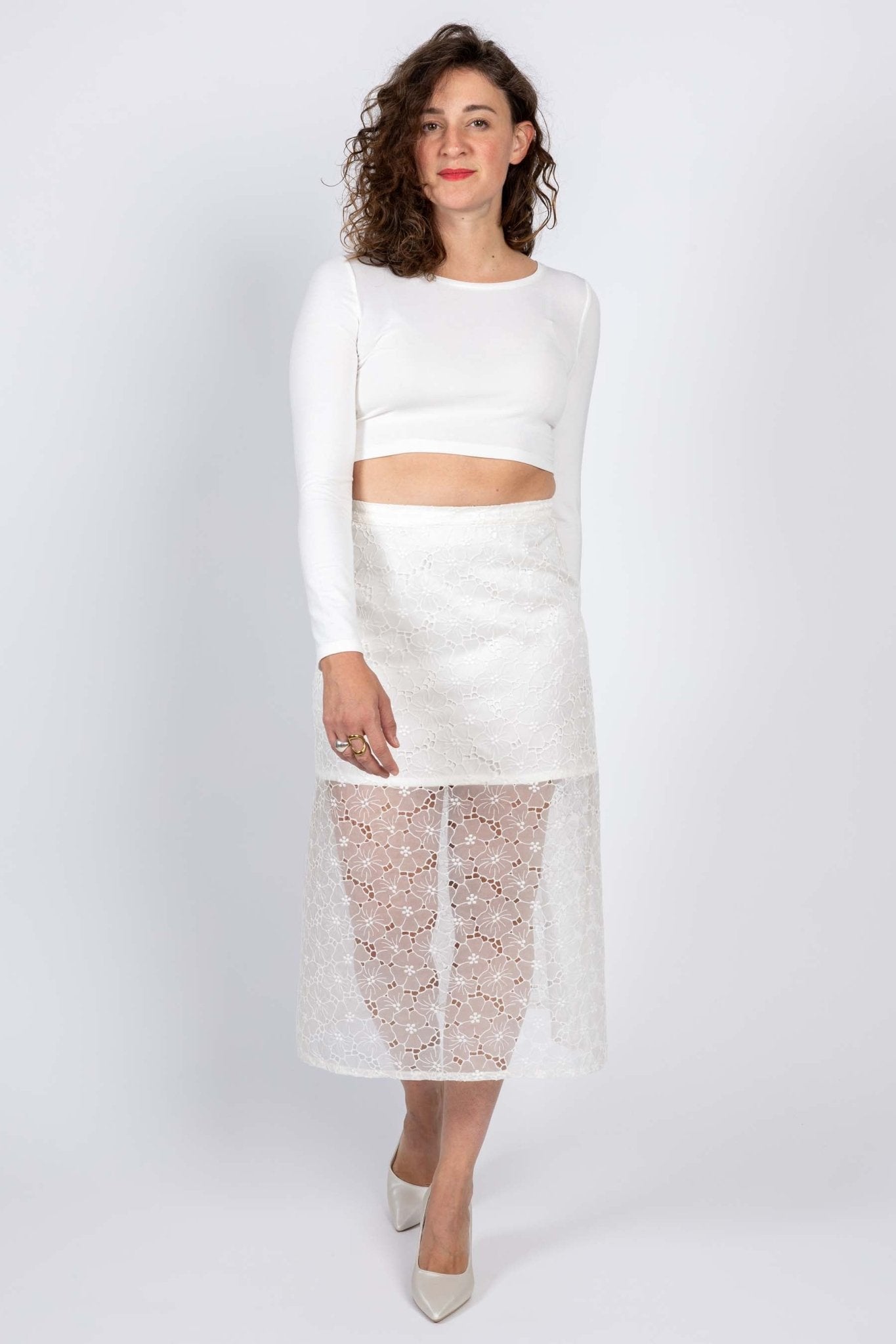 I am RUBY - Denim Skirt Pattern - I AM PATTERNS - Simplifi Fabric