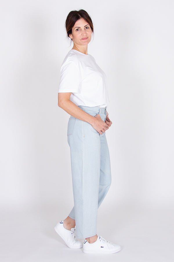 I Am SUNSHINE - Tapered Leg Cut or Slouchy Jeans Pattern - I AM PATTERNS - Simplifi Fabric