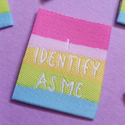 "I IDENTIFY AS ME" LGBTQ+ Woven Label Pack - Sew Anonymous - Simplifi Fabric