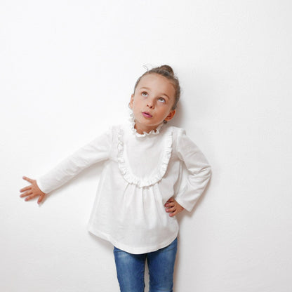 Ida Blouse & Dress Sewing Pattern - Girl 3/12Y - Ikatee - Simplifi Fabric