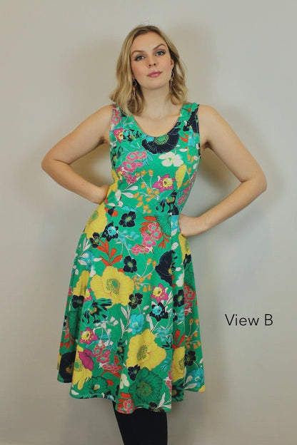 Idun Jersey Dress PDF Pattern - Ploen Patterns - Simplifi Fabric