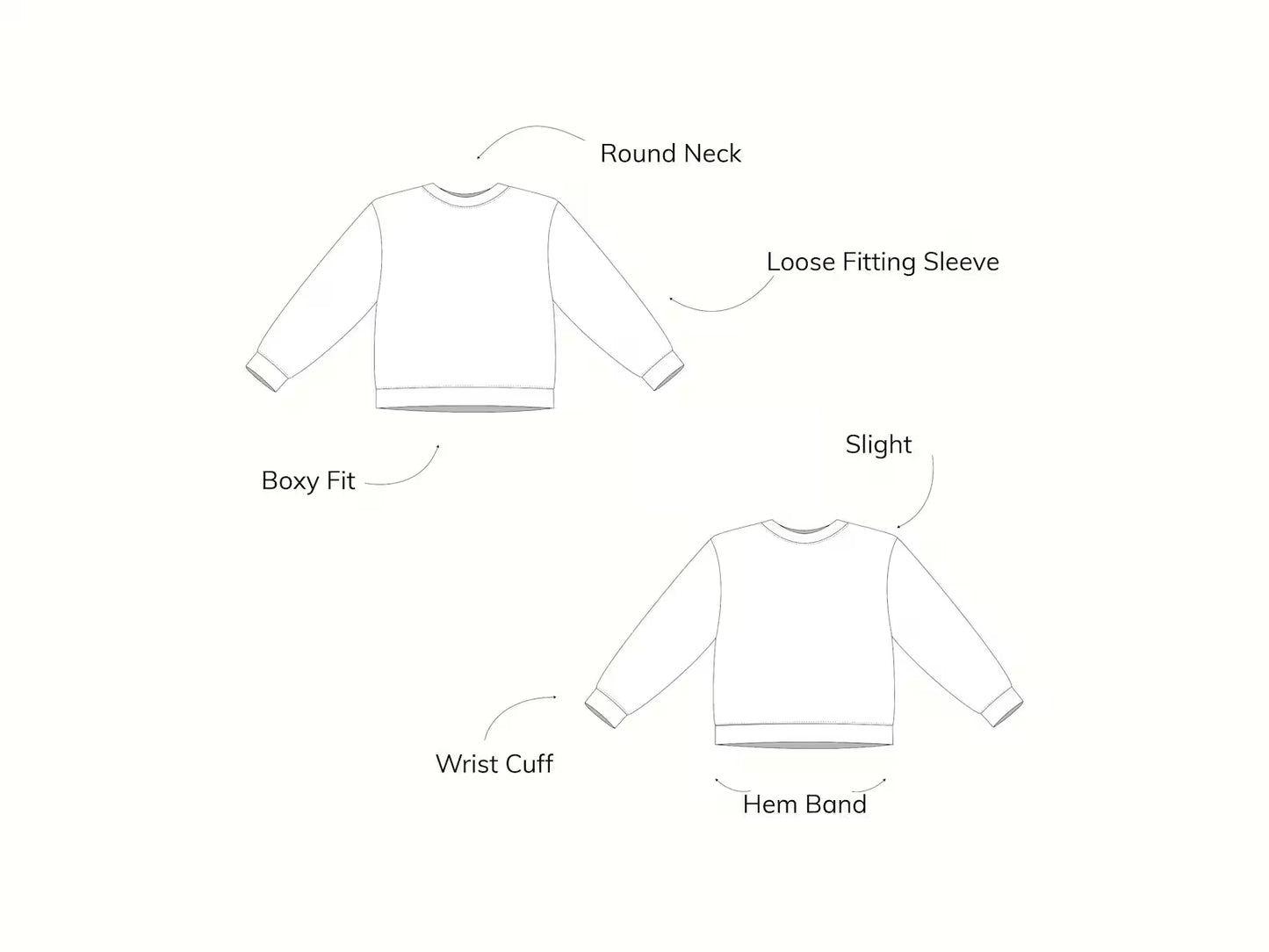 MADE-LINE Sweatshirt PDF Sewing Pattern - Madswick